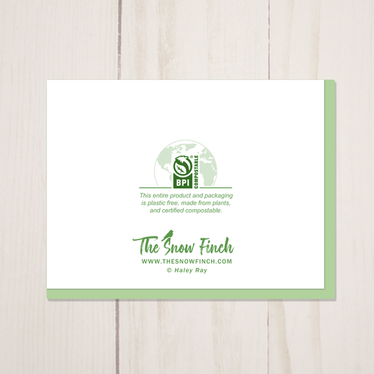 Northern Lights Greeting Card with Envelope