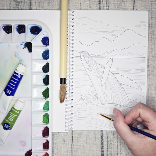 Coastal Alaska Art Coloring Book