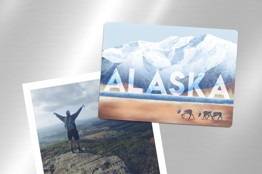 Alaska Mountain Range Magnet