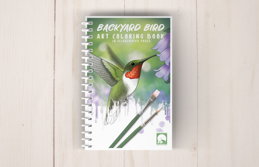 Backyard Bird Art Coloring Book