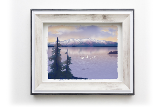 Mount Susitna Alaska || Sleeping Lady Mountain Fine Art Print
