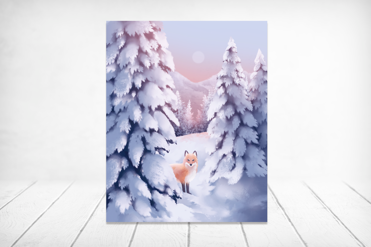 Red Fox in Snow || Winter Wildlife Fine Art Print