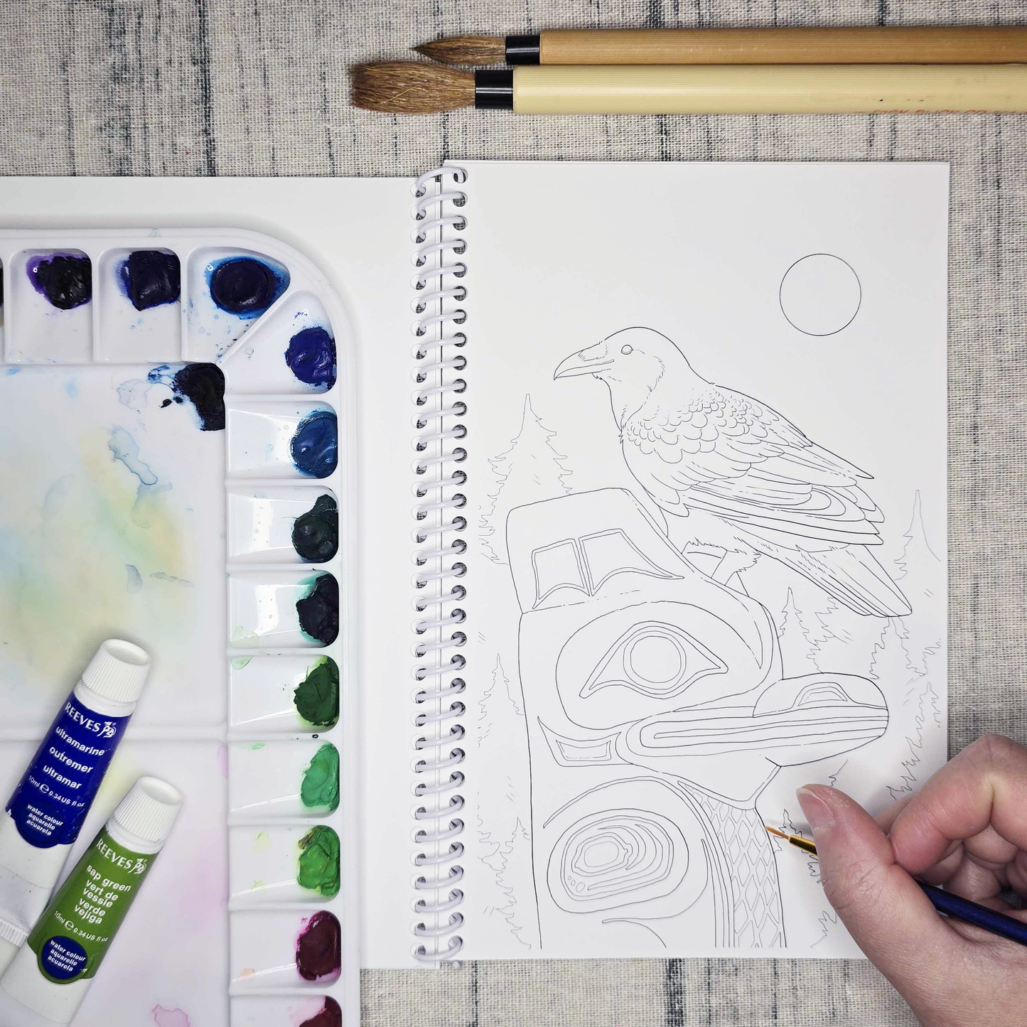 Wild Alaska Art Coloring Book