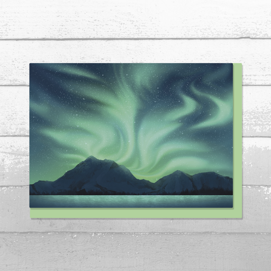 Northern Lights Greeting Card with Envelope