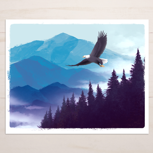 Bald Eagle Mountain || Wildlife Fine Art Print