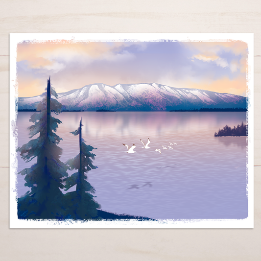 Mount Susitna Alaska || Sleeping Lady Mountain Fine Art Print