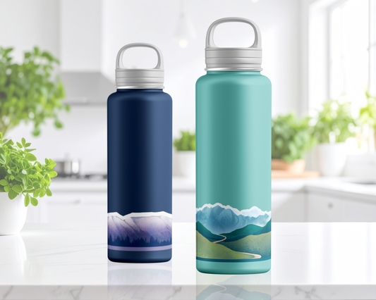 Sleeping Lady Mount Susitna Alaska Mountain Range Sticker || Waterproof Vinyl