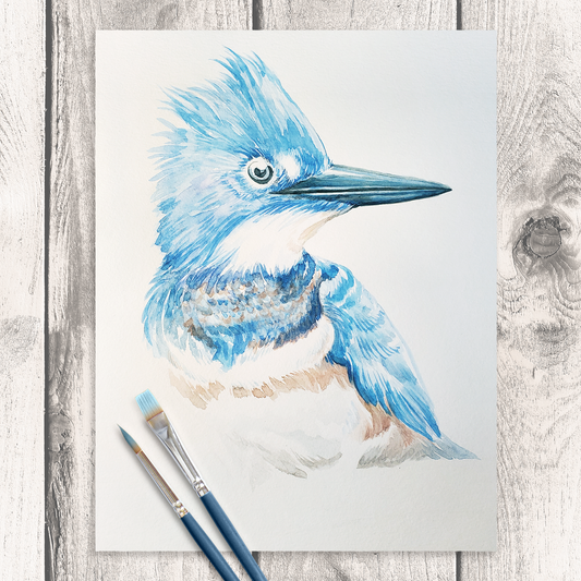 Kingfisher [Original Watercolor]