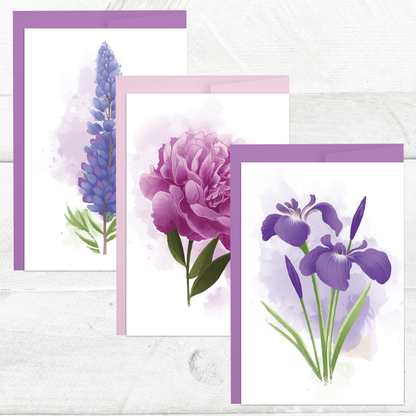 Alaska Floral Postcard Set || Botanical Illustrations