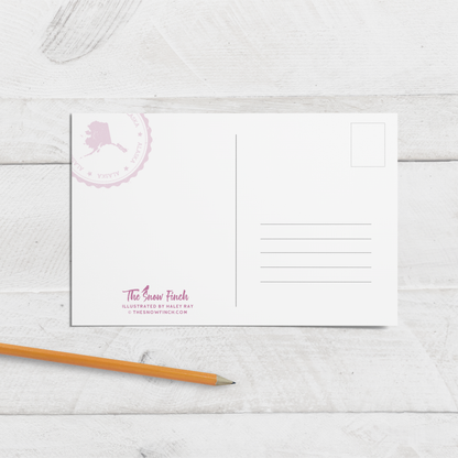 Fireweed Postcard || 4x6 Floral Botanical Alaska Art