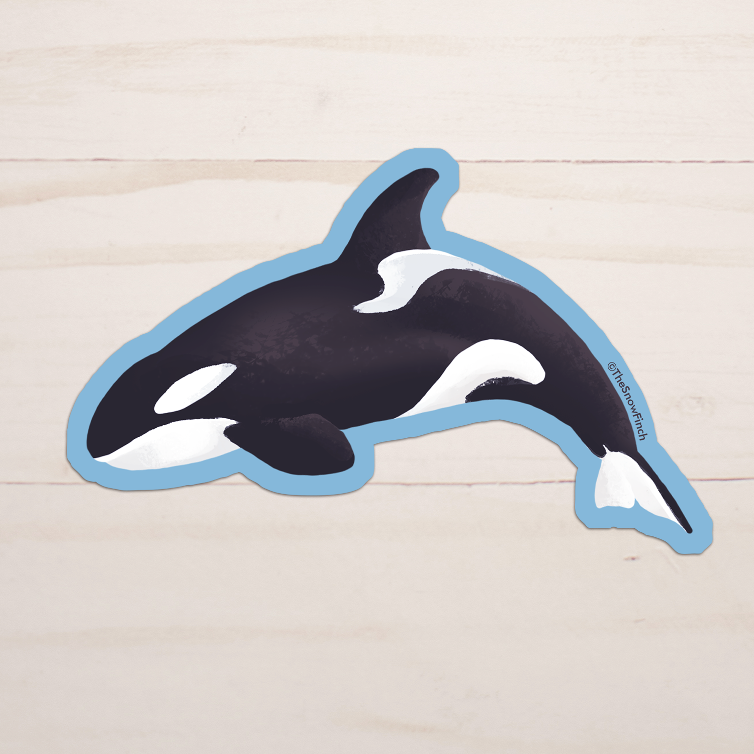 Orca Killer Whale Sticker || Waterproof Vinyl – The Snow Finch
