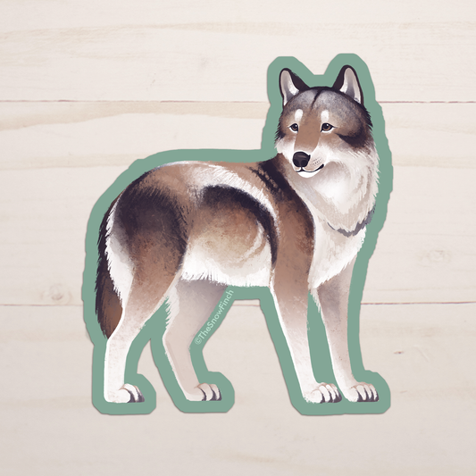 Wolf Sticker || Waterproof Vinyl