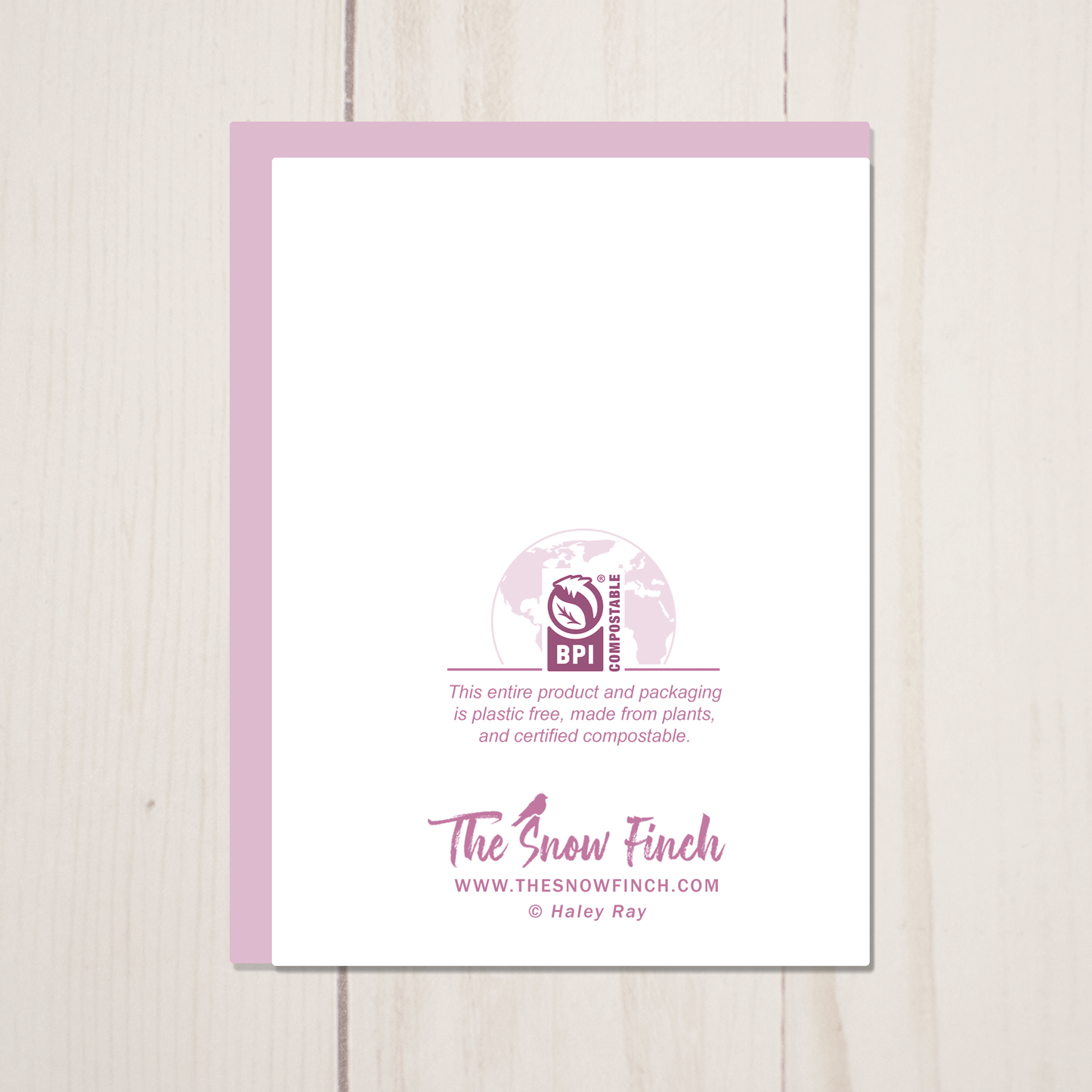 Snowy Owl Greeting Card with Envelope
