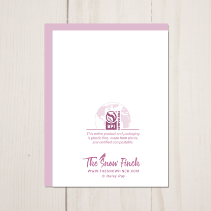 Snowy Owl Greeting Card with Envelope