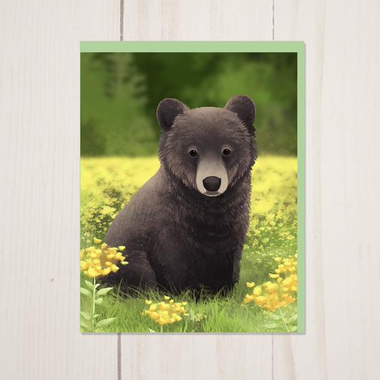 Baby Bear Greeting Card and Envelope
