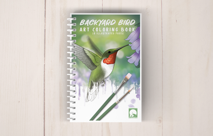Backyard Bird Art Coloring Book