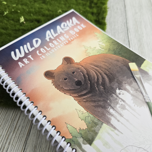 Wild Alaska Art Coloring Book