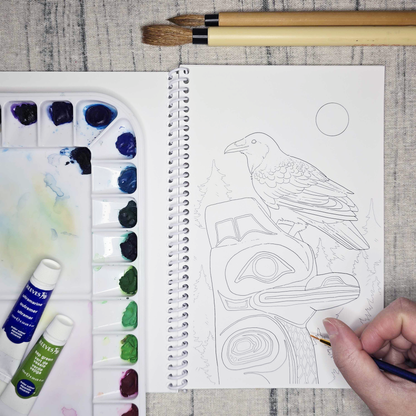 Wild Alaska Art Coloring Book