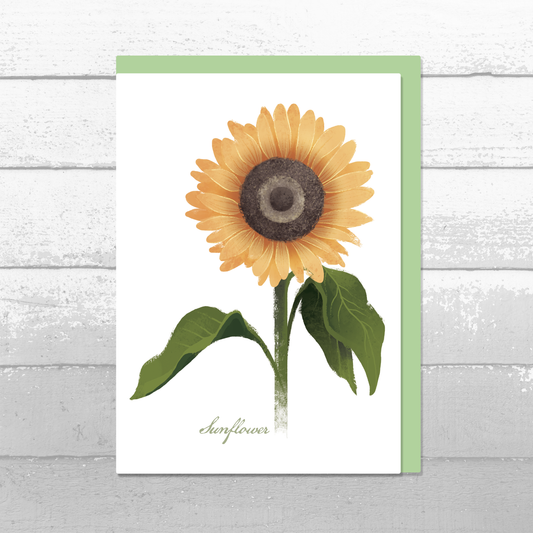 Sunflower Greeting Card || A6