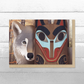 Wolf Totem Greeting Card || A6
