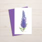 Lupine Floral Greeting Card || A9