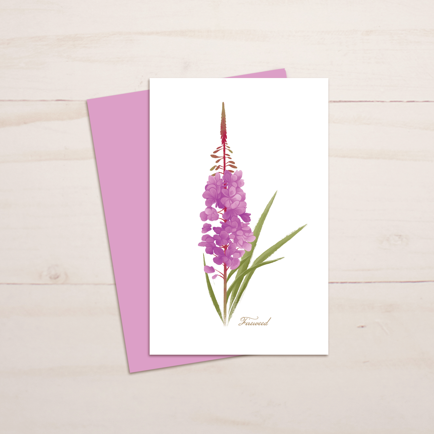 Fireweed Floral Greeting Card || A9