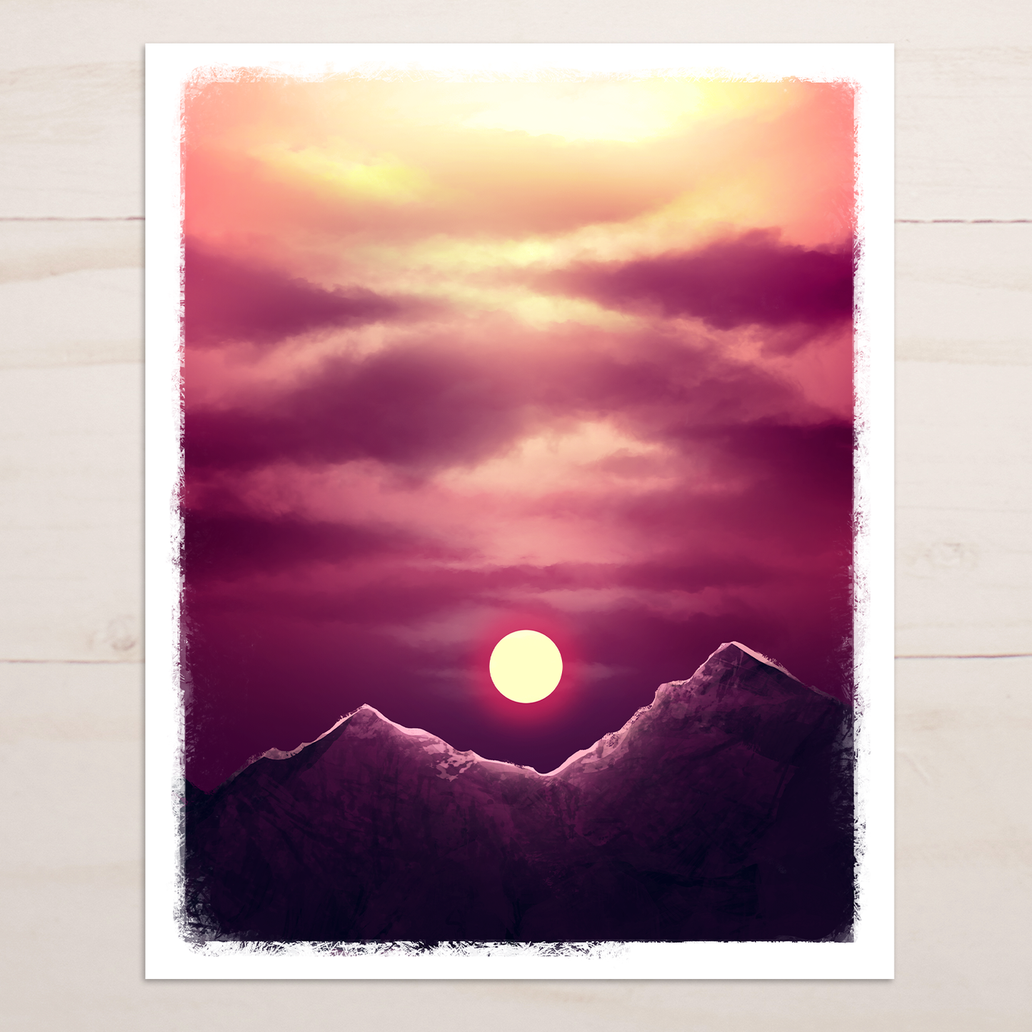 Midnight Sun || Alaska Mountain Fine Art Print