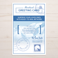Peony Floral Greeting Card || A9