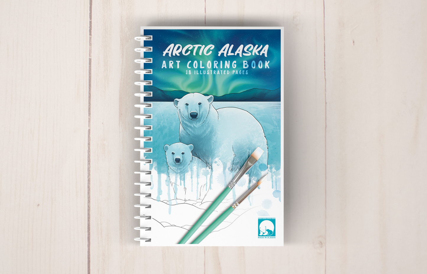 Arctic Alaska Art Coloring Book
