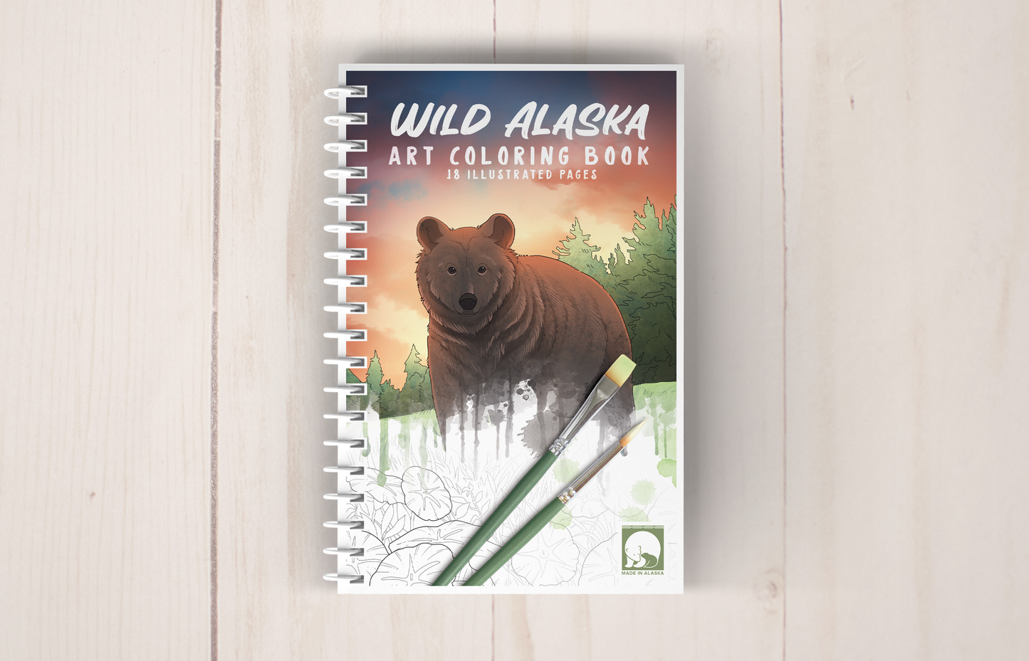 Wild Alaska Art Coloring Book